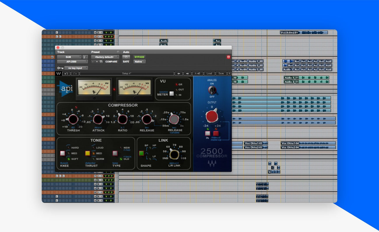 API 2500 plugin interface