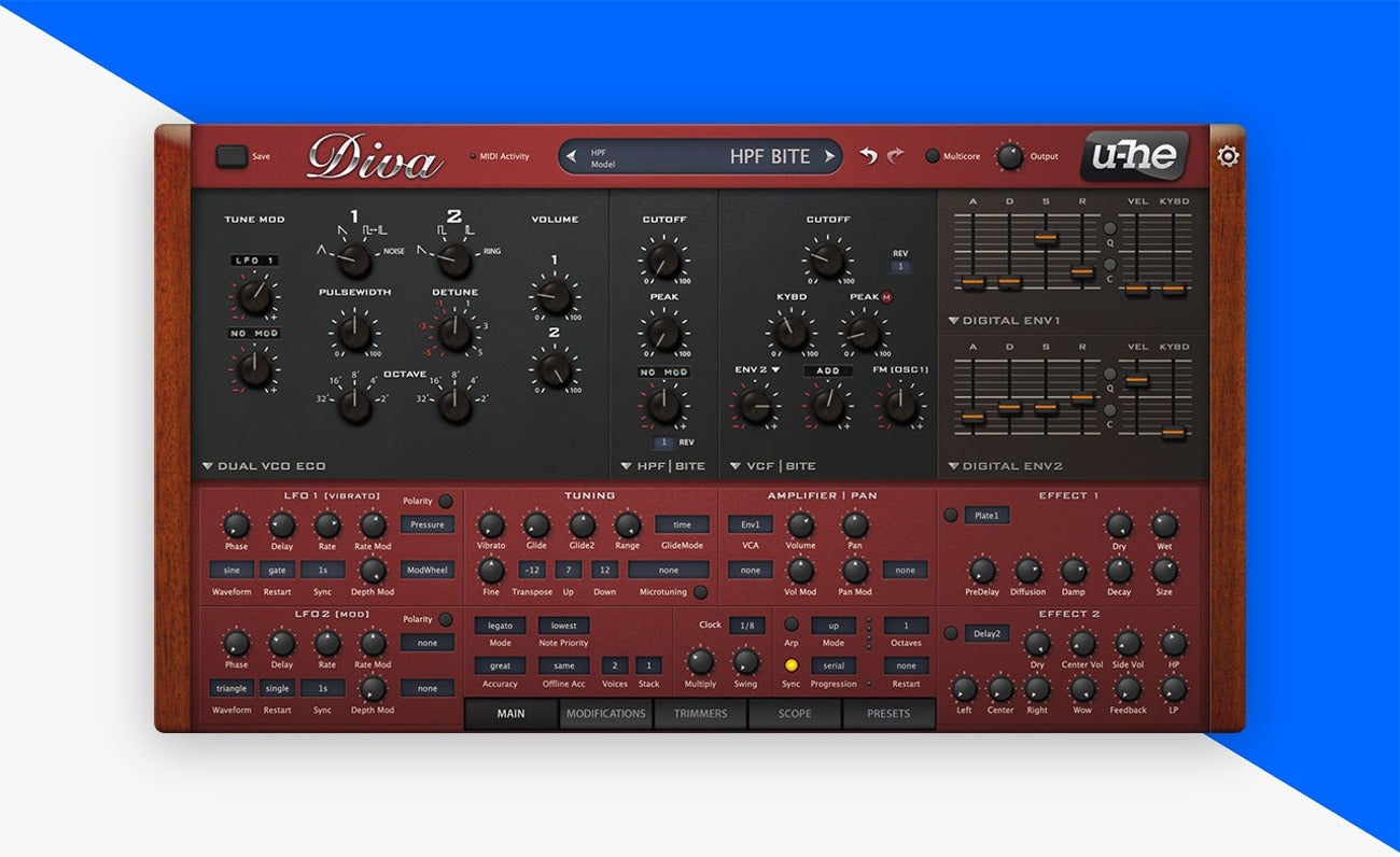 Diva plugin interface