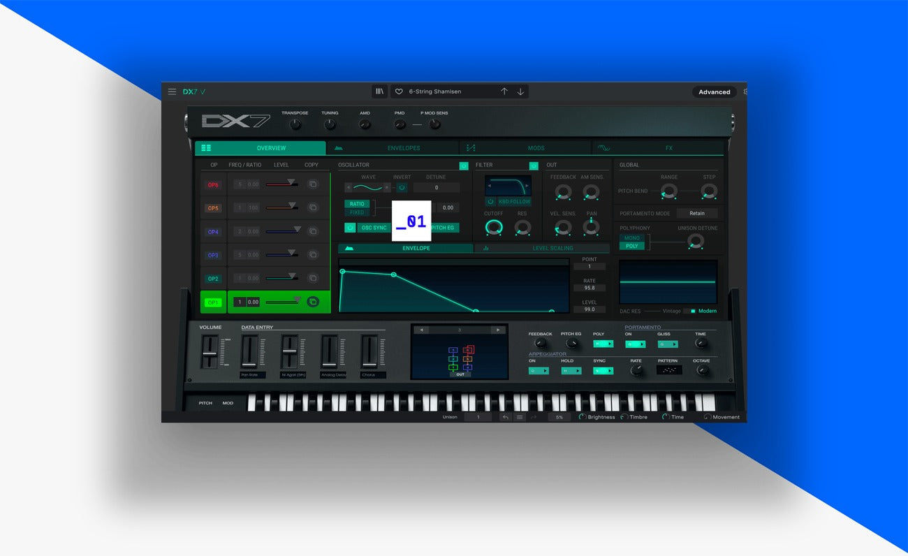 DX7 V plugin interface