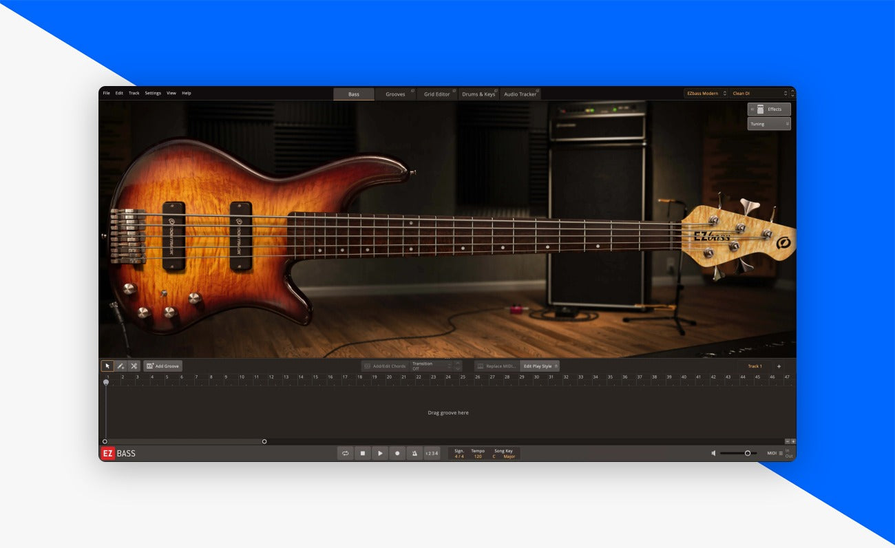 EZbass plugin interface
