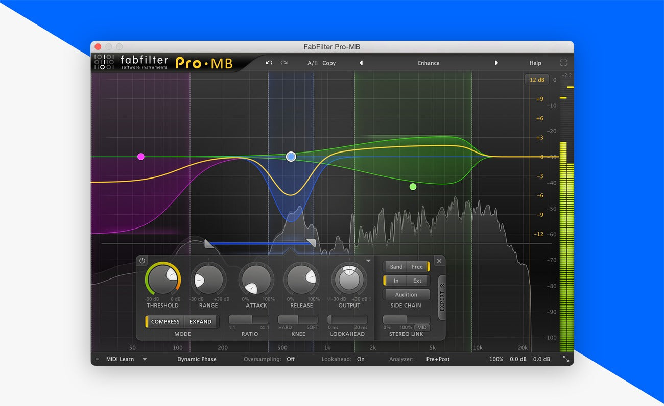 FabFilter Pro-MB plugin interface