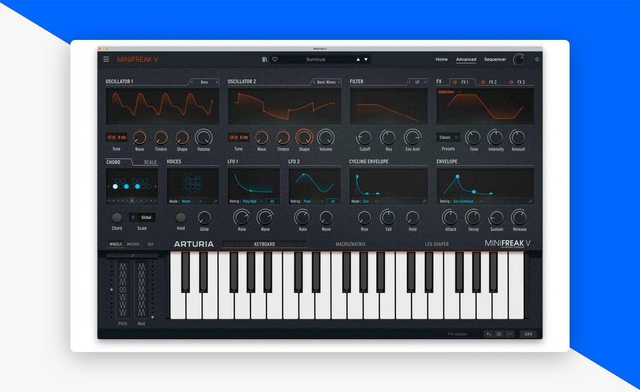 Mini V plugin interface