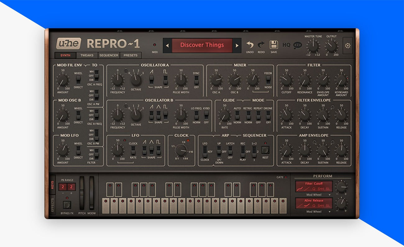 u-he Repro plugin interface
