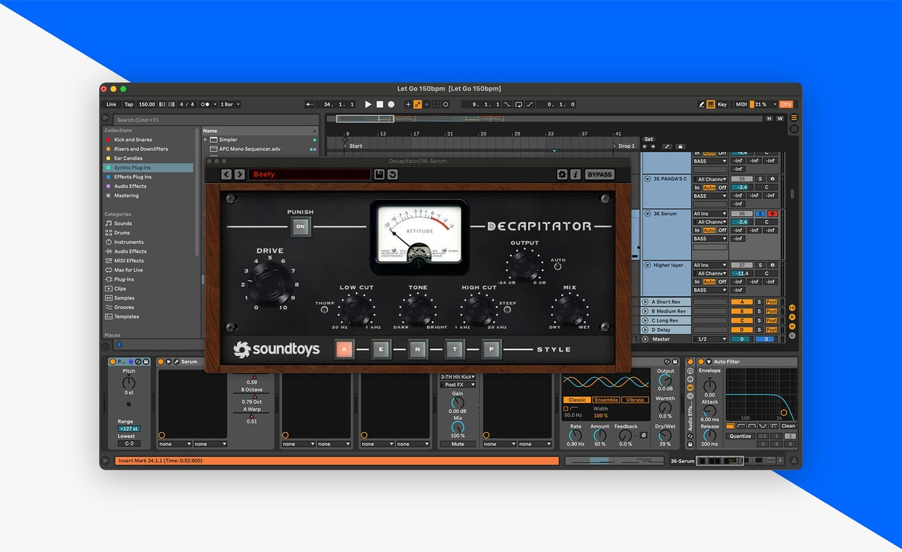 Soundtoys Decapitator plugin interface