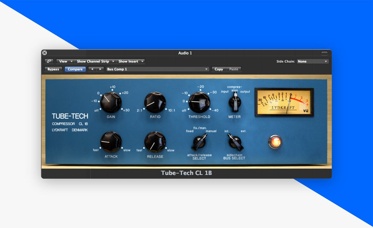 Tube-Tech CL1B plugin interface